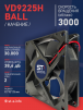 Вентилятор  VD 9225H Ball (качения) 12V, 3000 об.мин, 0,3А - st-e.info - Домодедово