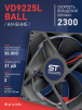 Вентилятор  VD 9225L Ball (качения) 12V, 2300 об/мин, 0,17A - st-e.info - Домодедово