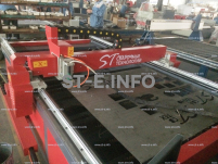 Портальный станок скоростной плазменной резки метала ST-1325UF - st-e.info - Домодедово