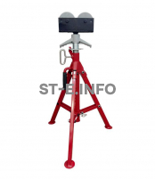 Опора высокая роликовая для труб ST 28-48 диаметр труб 12-300 см - st-e.info - Домодедово