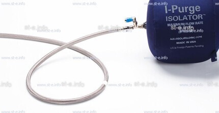 Односторонняя заглушка с трубкой и клапаном ISO 10" (254 mm)  - st-e.info - Домодедово