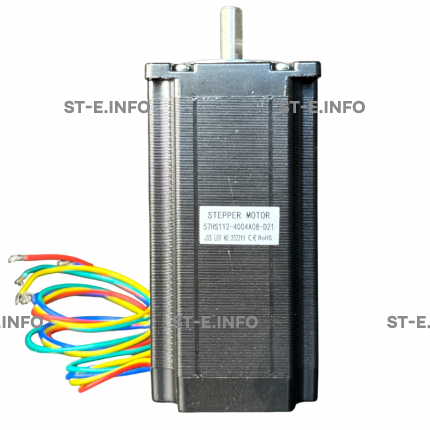 Двухфазный шаговый двигатель 57HS112-4004А08-D21 вал 8,0 мм - st-e.info - Домодедово