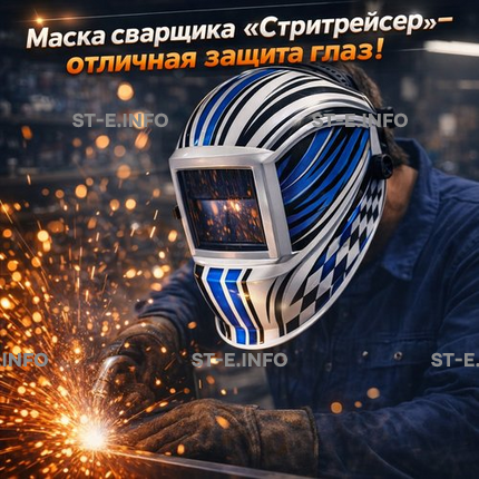 Маска сварщика хамелеон "Стритрейсер" (YXE-958I PRO) - st-e.info - Домодедово
