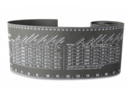 Лента для разметки труб 128mm*3300mm - st-e.info - Домодедово