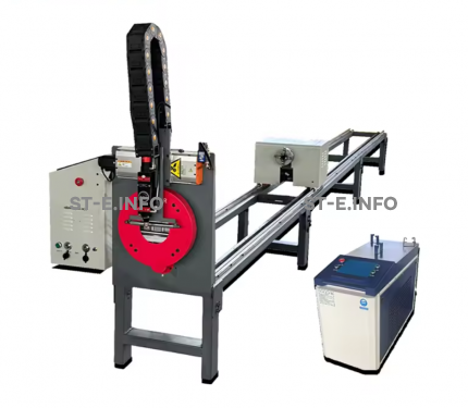 Лазерный станок для резки круглых и профильных труб ST 15-120 3000W - st-e.info - Домодедово